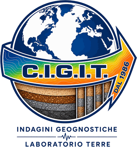Logo C.I.G.I.T. — Indagini geognostiche e Laboratorio Terre, dal 1986